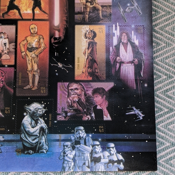 Star Wars 30th Anniversary USPS Stamp Sheet *Price Firm* - Picture 6 of 10